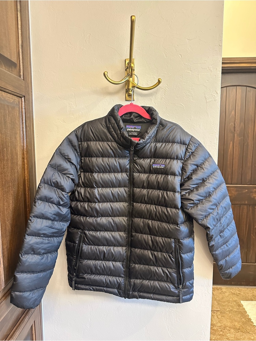 Patagonia Kids Black Down Puffer Jacket